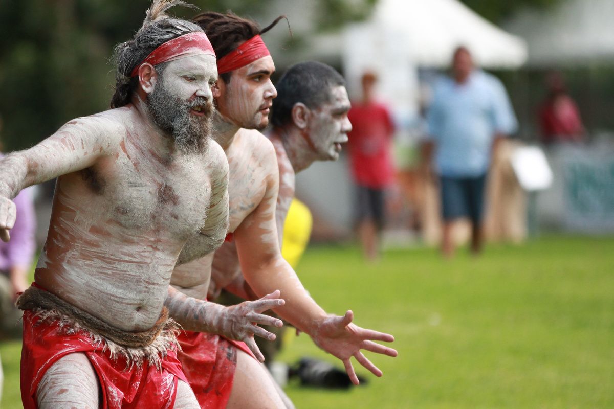 Aboriginal dansers