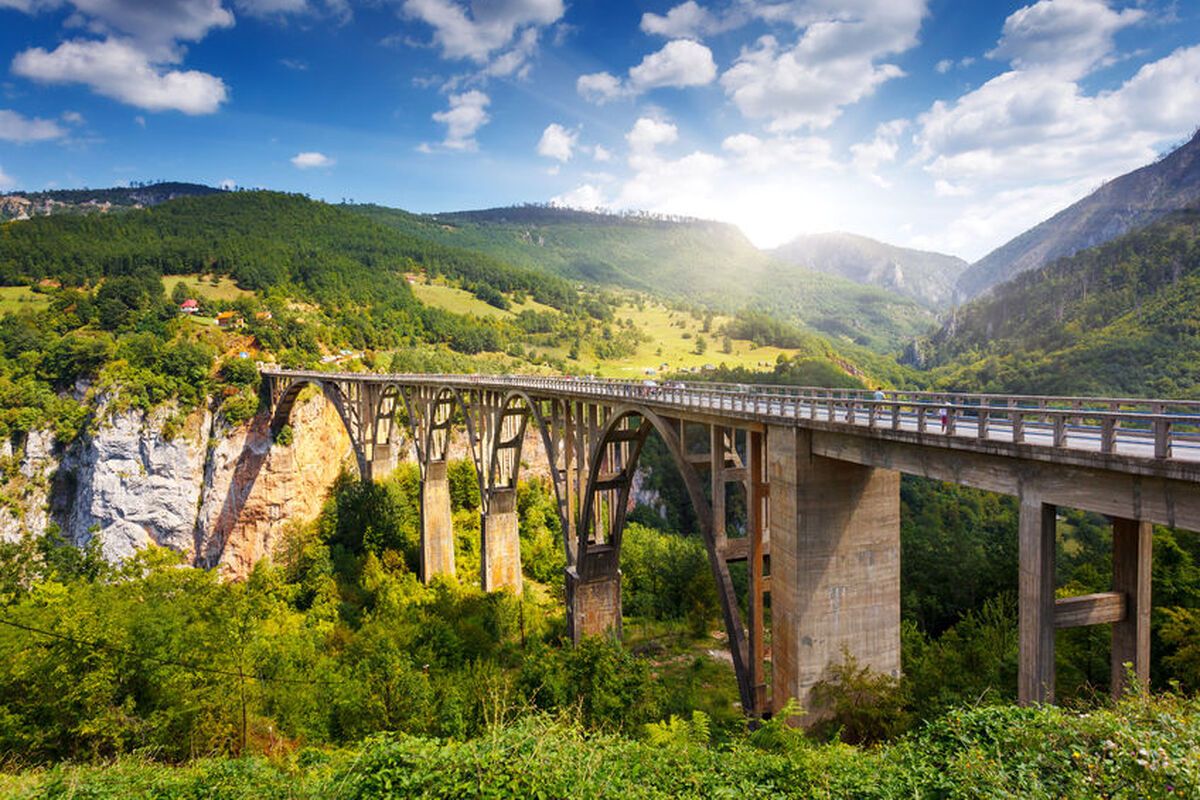 De 154 meter hoge Đurđevića-Tarabru