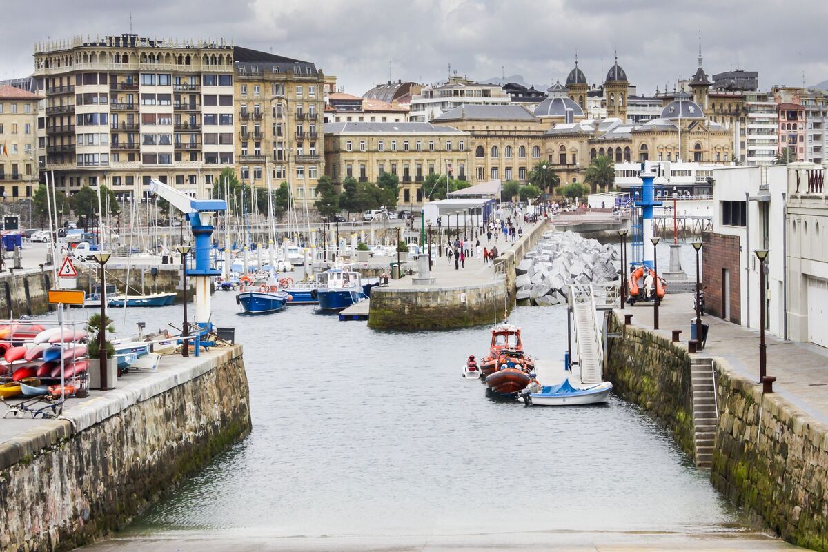 Haven in San Sebasti�n, Spanje