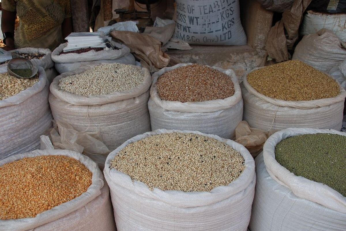 Lokale markt in Uganda