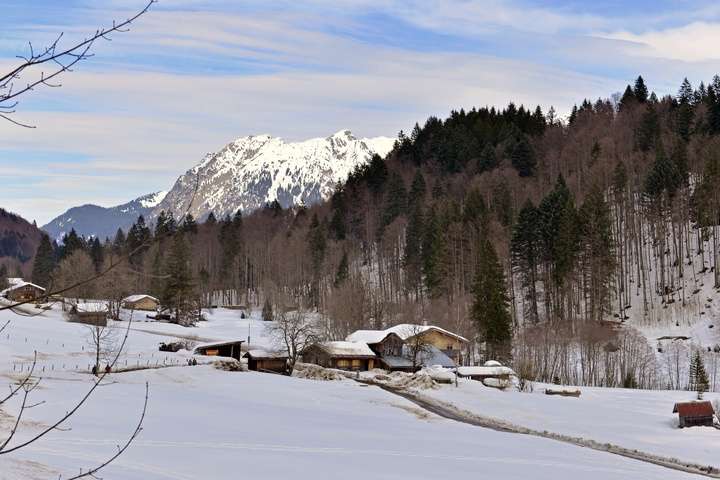 Vallei rondom Oberstdorf
