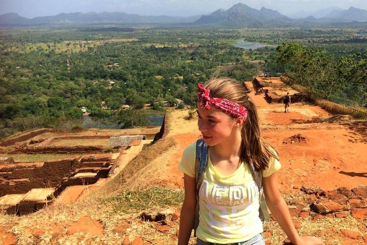 Leeuwenrots bij Sigiriya (Sri Lanka)