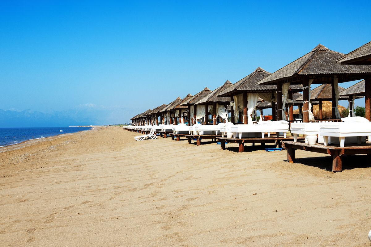 Het strand van Belek