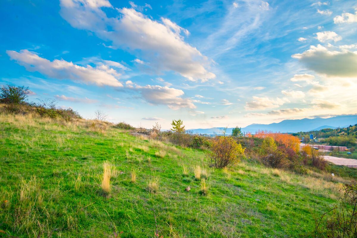 De glooiende heuvels van Oost-Macedoni�