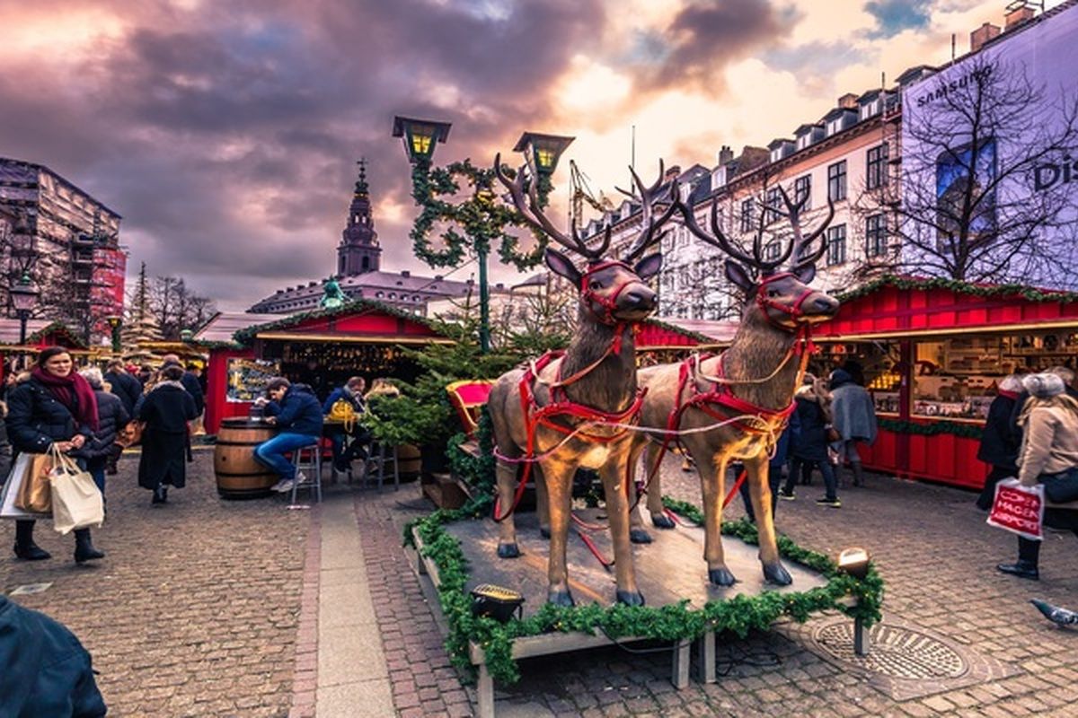 Kerstmarkt in Kopenhagen