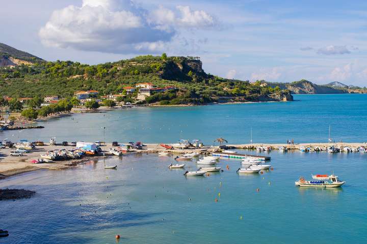 Het haventje van Limni Keri