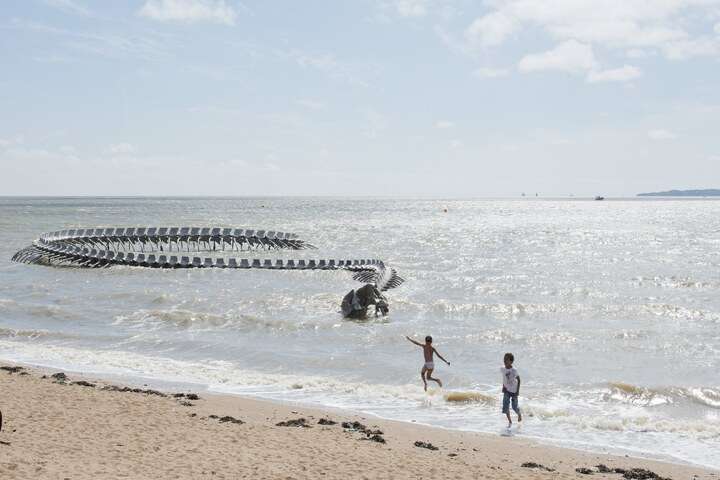 Een 120 meter lange zeeslang