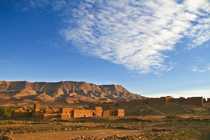 Kasba's in de Draâ vallei, Marokko