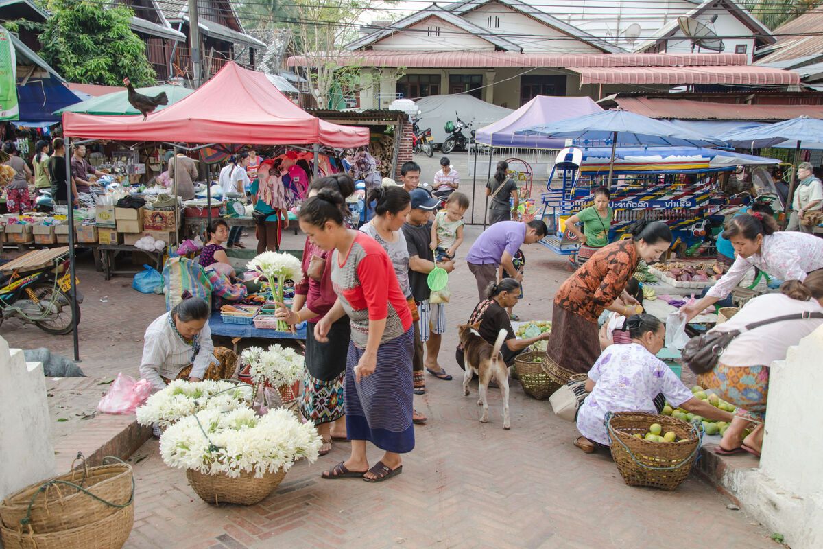 Markt Luang Prabang
