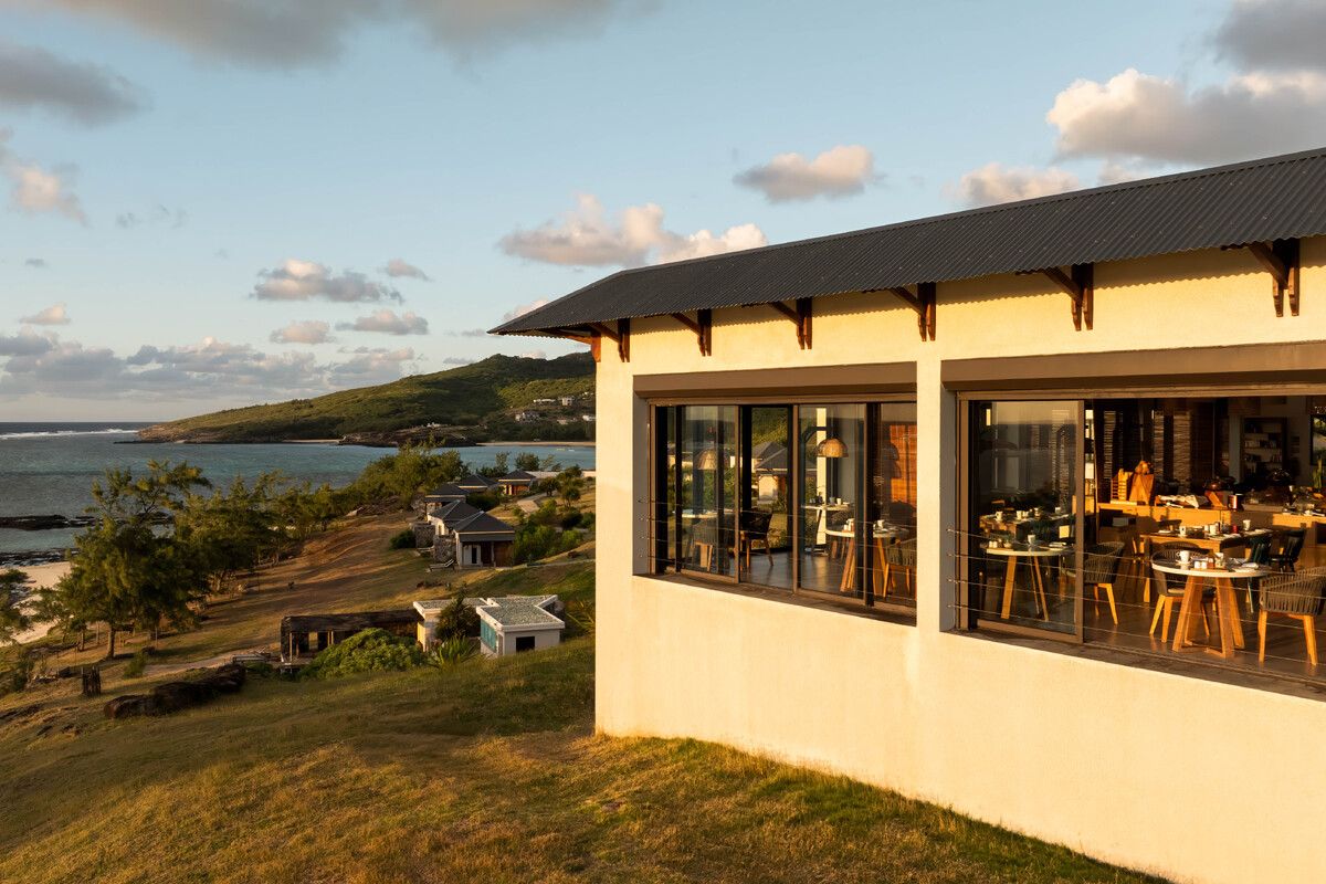 Prachtig uitzicht vanaf het restaurant