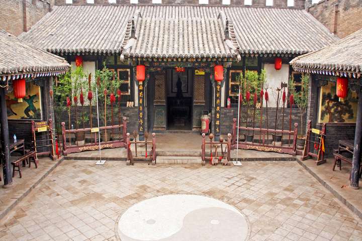 Binnenplaats historisch huis Pingyao
