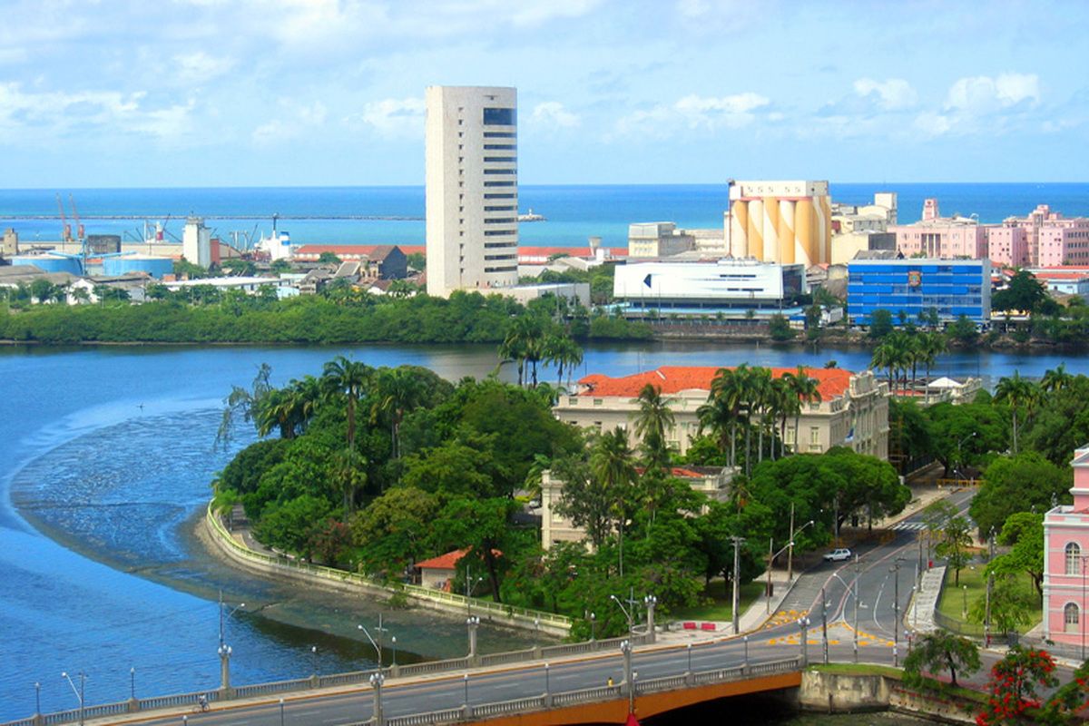Uitzicht op de stad Recife
