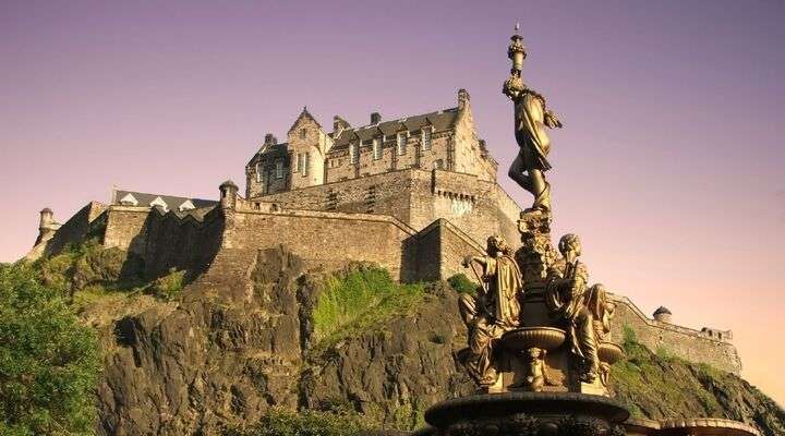 Edinburgh Castle in Schotland