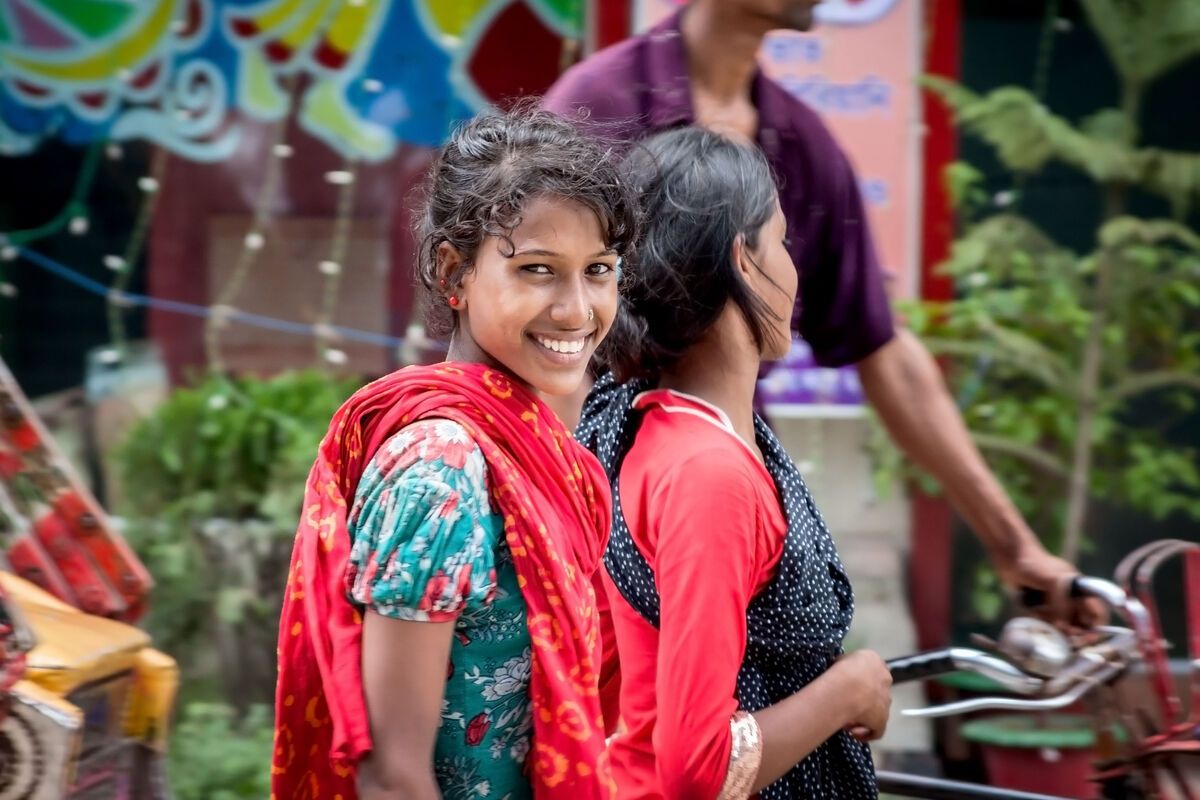Klederdracht vrouwen Bangladesh