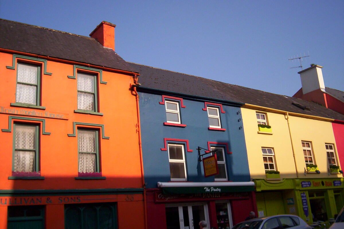 De kleurrijke huisjes van Kenmare