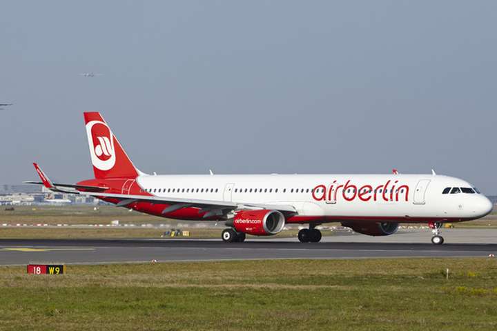 Vliegtuig van Air Berlin