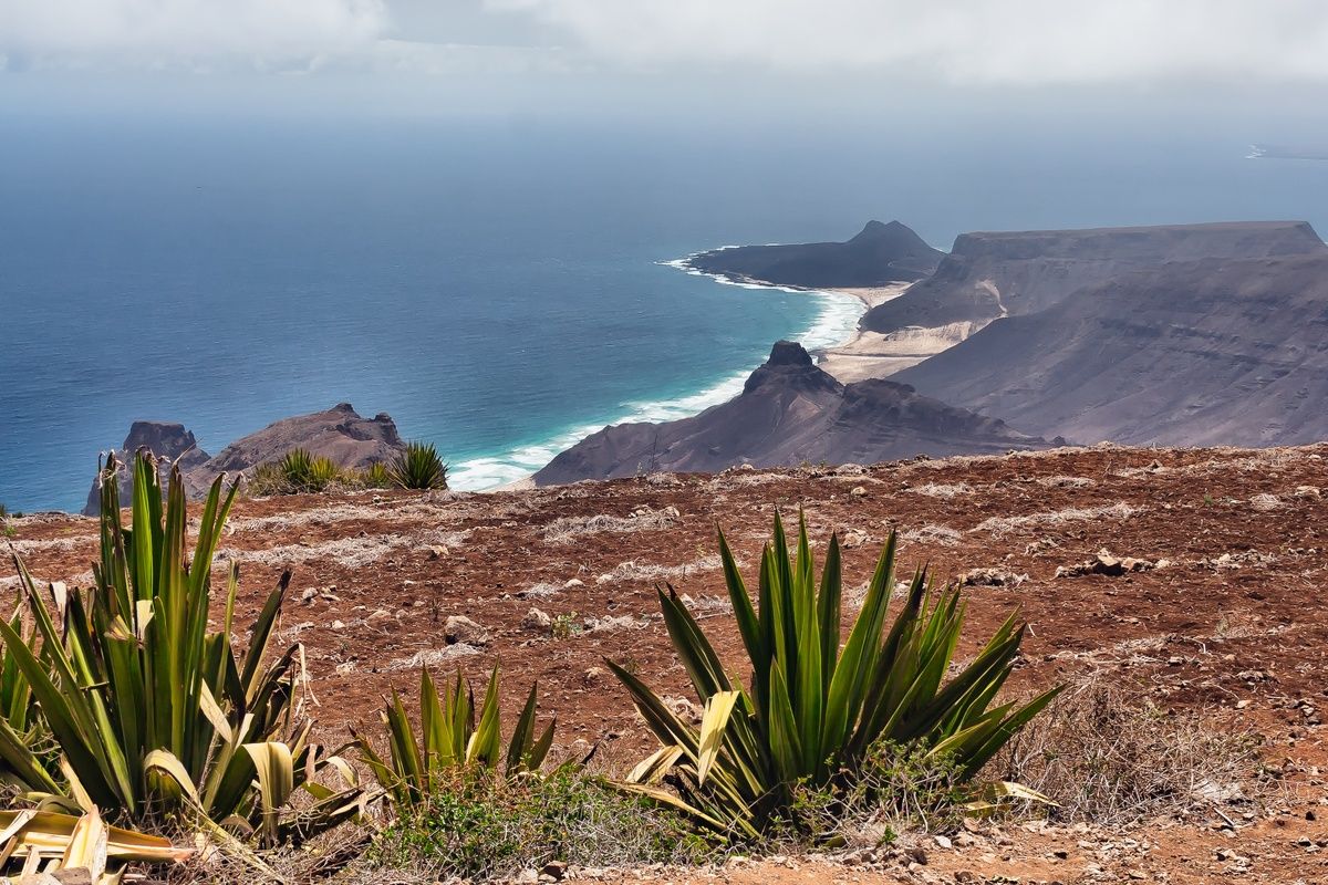 Landschap rondom berg Monte Verde