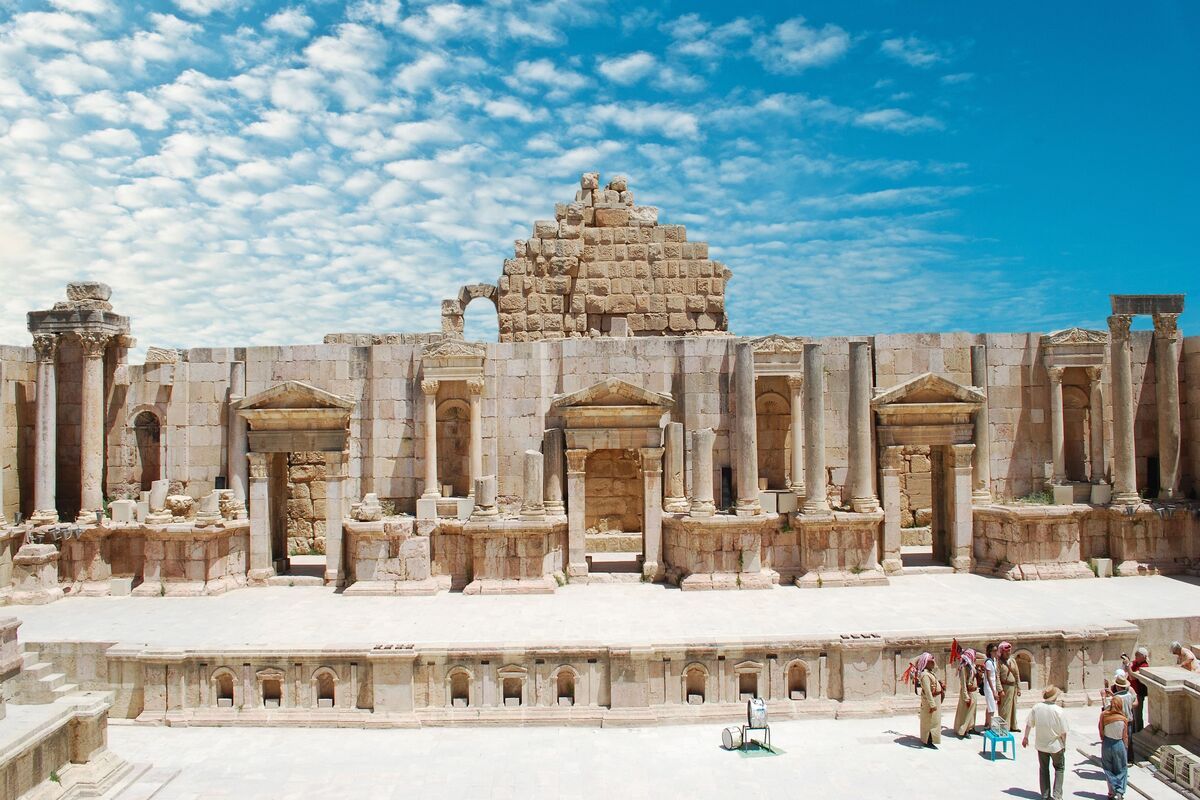 De ru&iuml;nestad Jerash