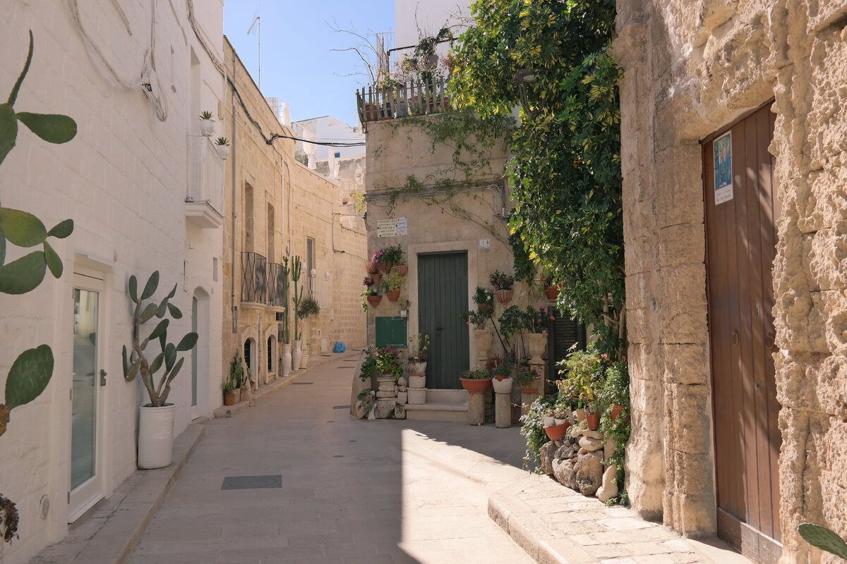 De straatjes in Monopoli