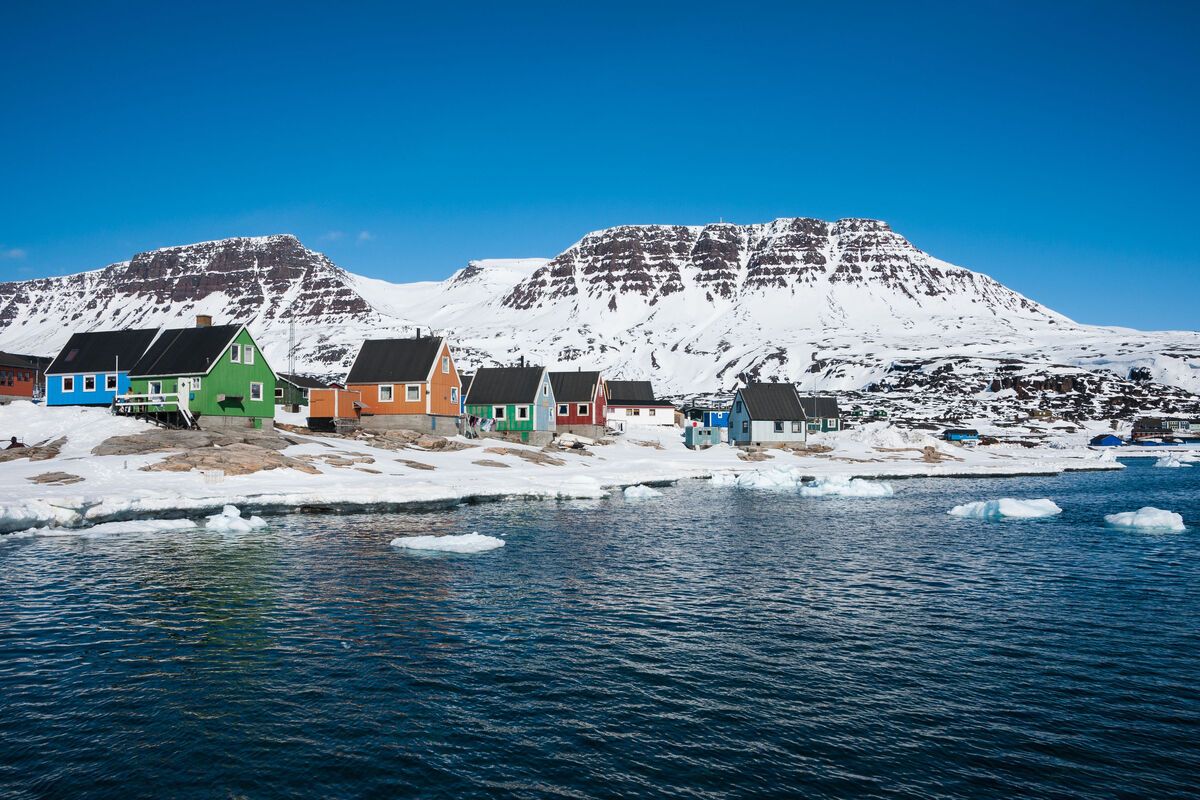 Qeqertarsuaq, kleine stad van Noord-Groenland