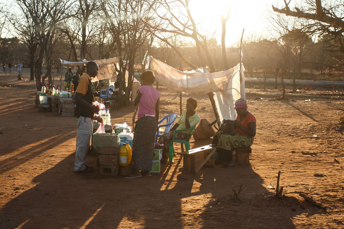 Lokale bevolking Livingstone Zambia