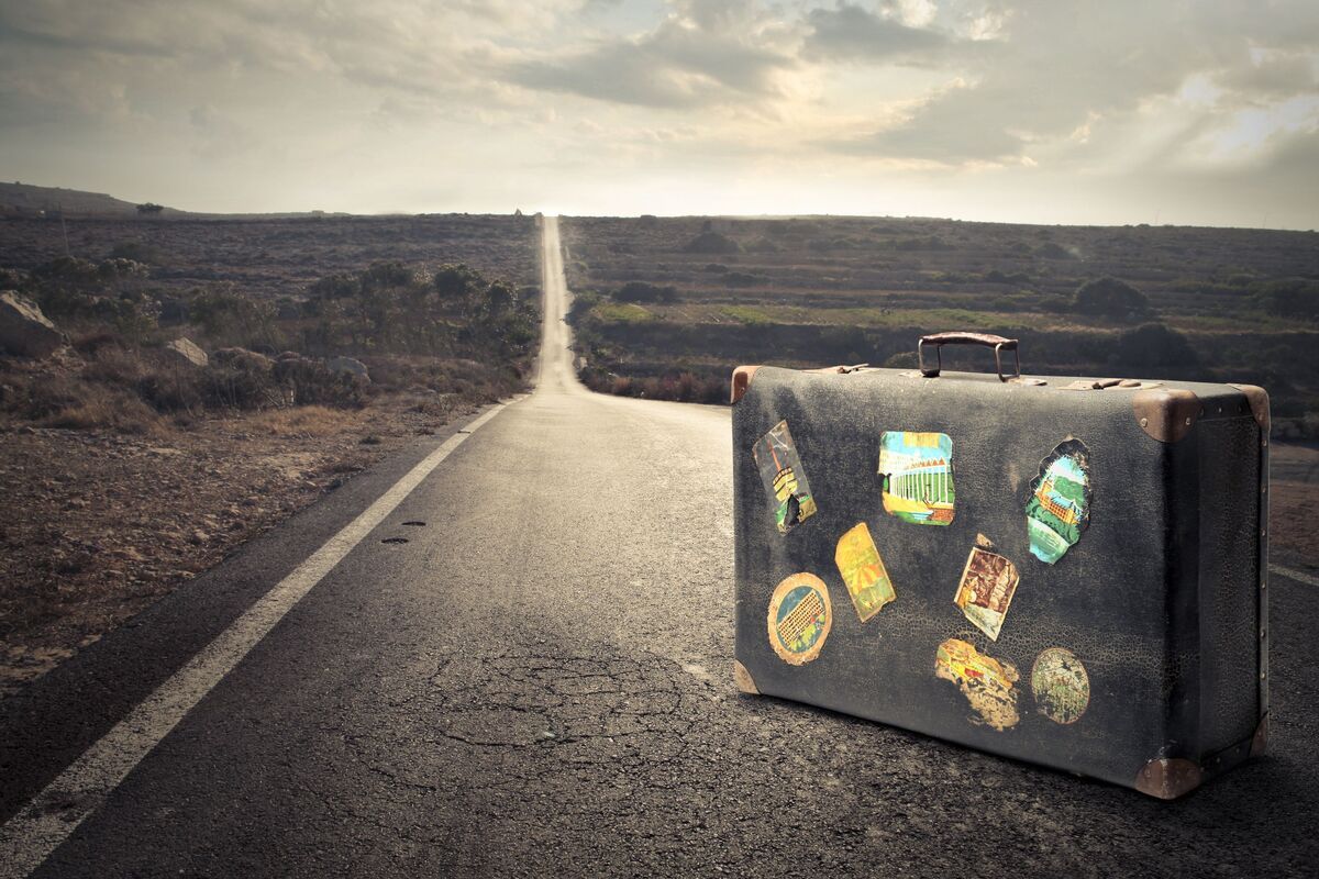 Verlaten koffer