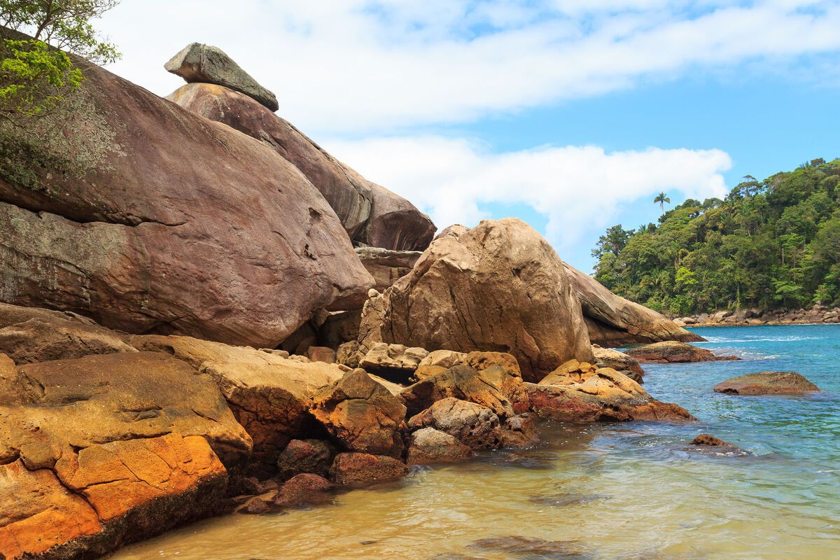 Caxadaco strand op het eiland Ilha Grande