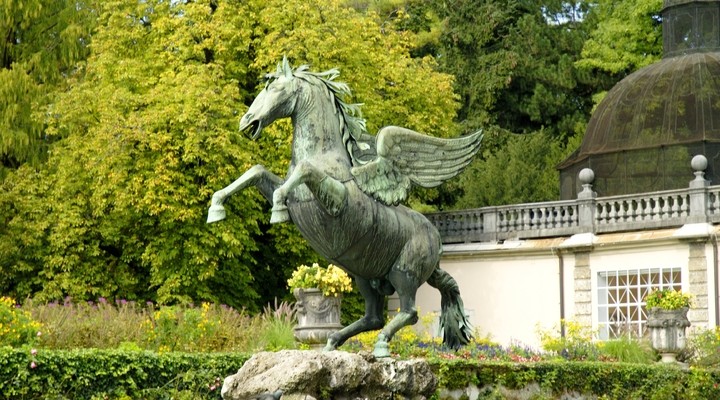 Pegasus Fountain, setting van the Sound of Music