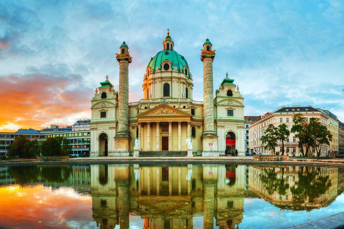 Karlskirche Wenen, Oostenrijk