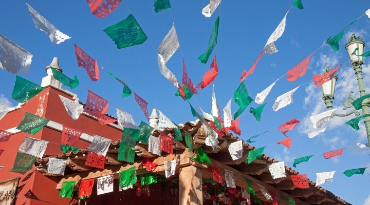 Mexicaanse decoratie tijdens feestdag