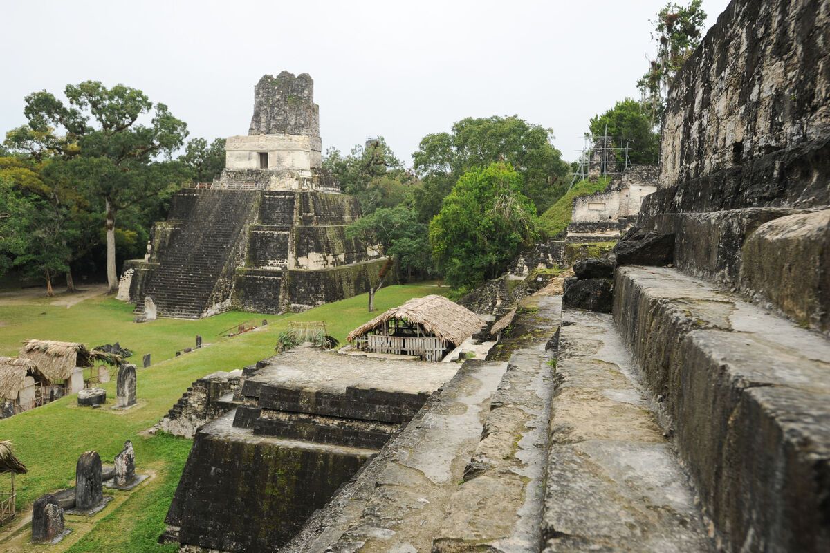 Maya-ruines in Tikal