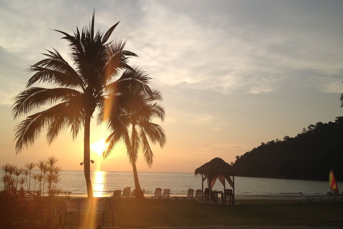 Zonsondergang Pangkor