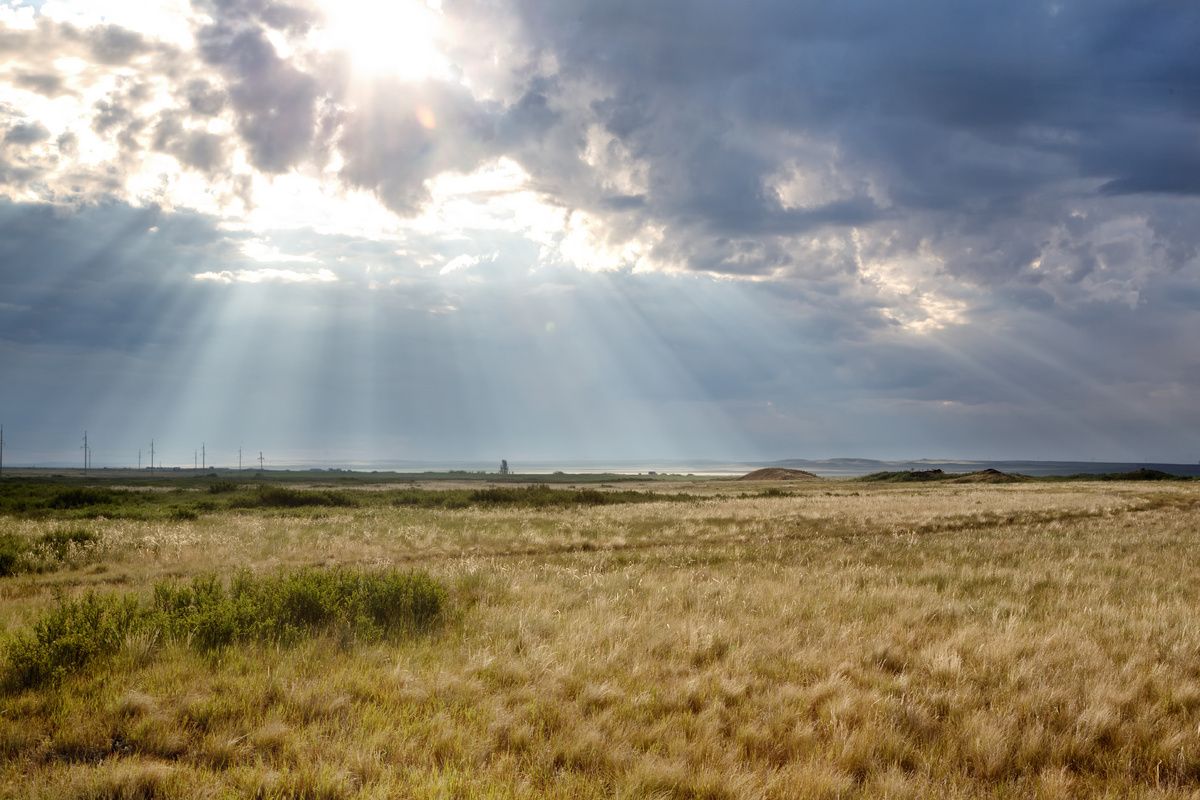 Steppe in Kazachstan