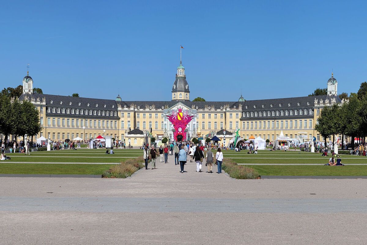 Paleis van Karlsruhe Duitsland