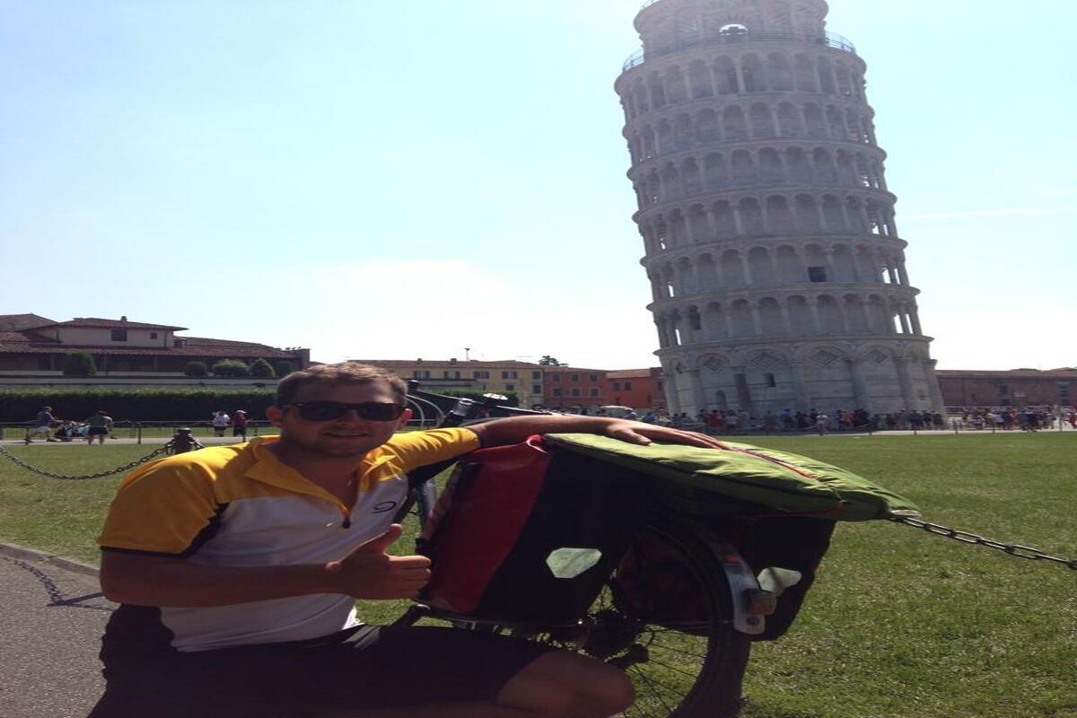 Fietstocht Paul, Pisa