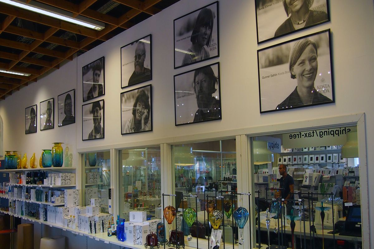 Het wereldberoemde bedrijf Kosta Boda is de absolute koning in het Glasriket, het glasrijk van Sm&aring;land
