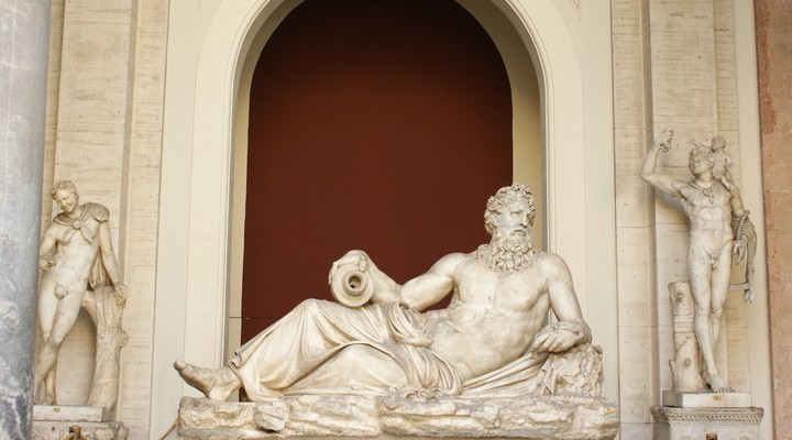 Vaticaanmuseum Rome, oude beelden