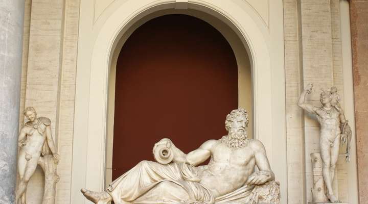 Vaticaanmuseum Rome, oude beelden