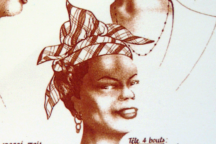 hoofddoek met knopen, Martinique