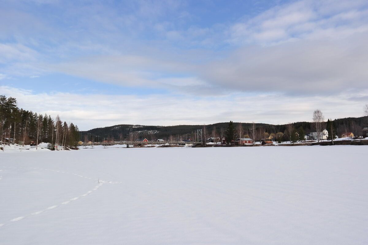 Skigebied in Zweeds Lapland