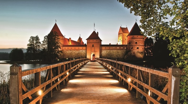 Trakai Kasteel in Trakai, Litouwen
