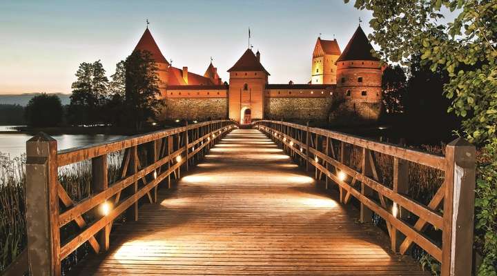 Trakai Kasteel in Trakai, Litouwen