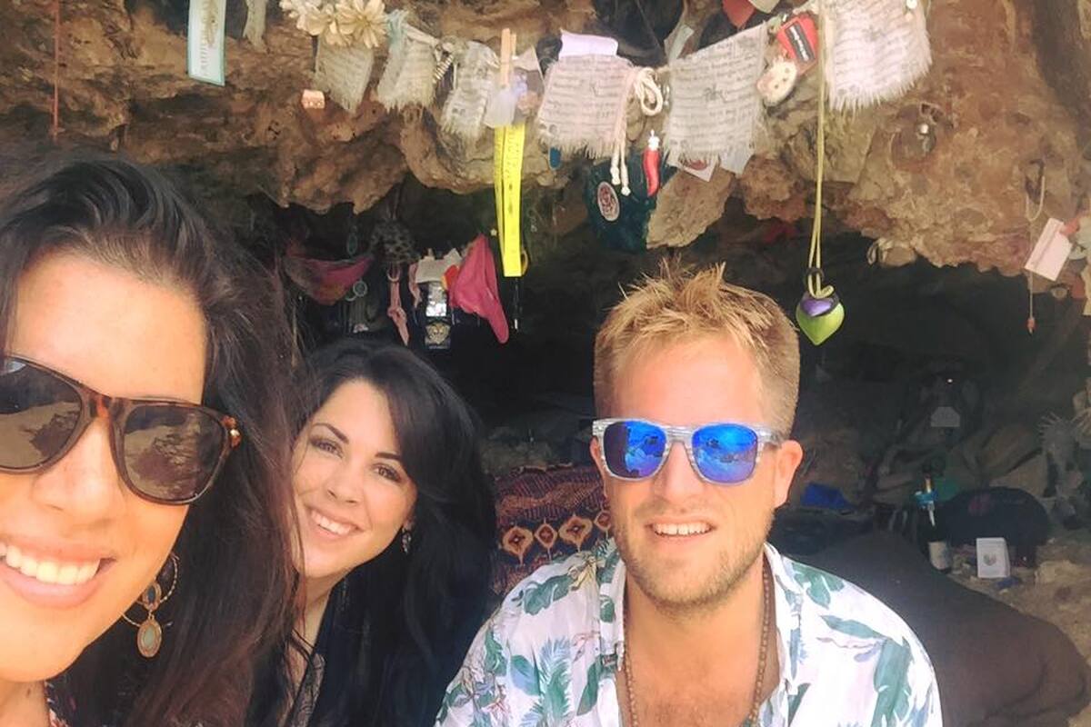 Iets achterlaten in de grot