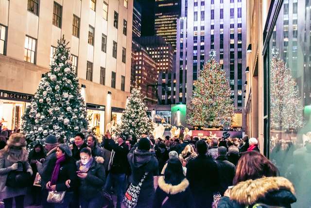 Nieuwjaar vieren in New York