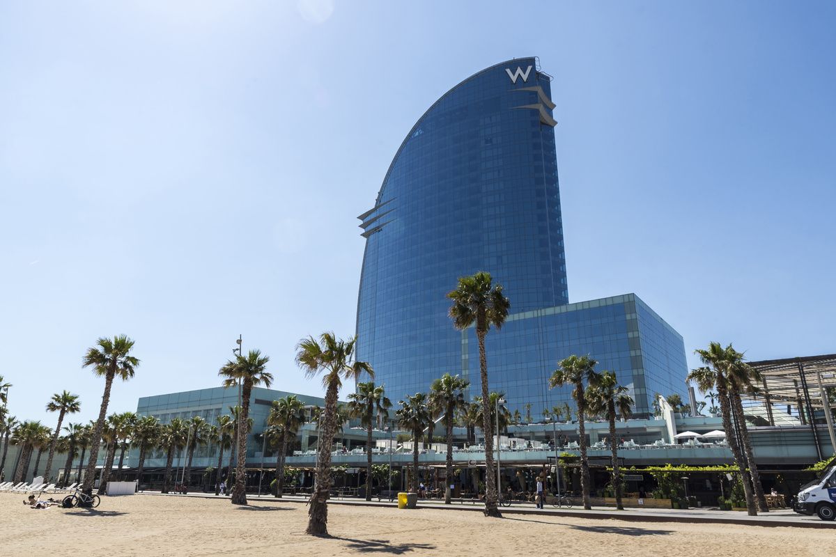 Het Hotel W in Barcelona