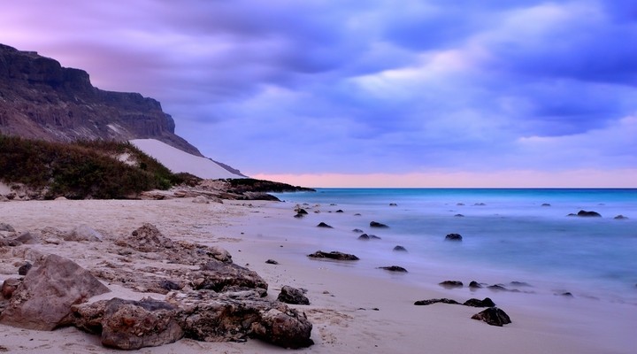 Het Aden strand in Jemen