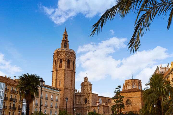 Het stadscentrum van Valencia