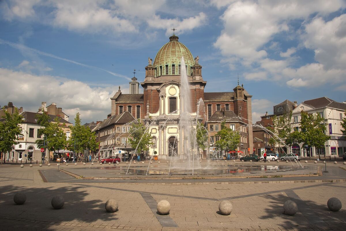 Fonteinen centrum Charleroi