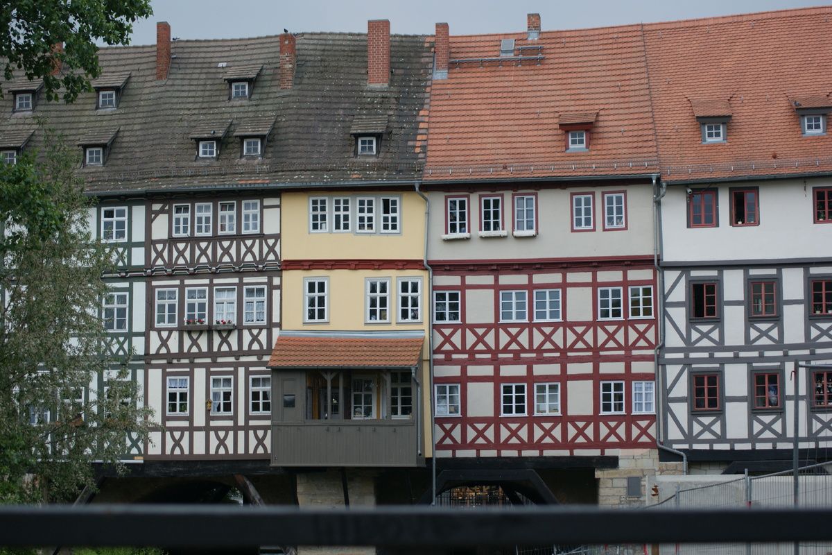 Kramerbrug Erfurt, historisch centrum