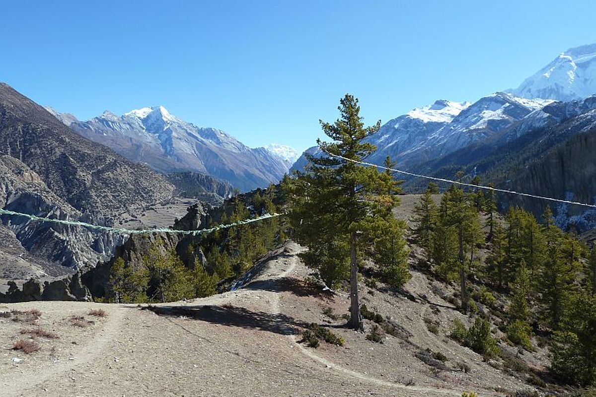 Uitzicht Manang, Nepal